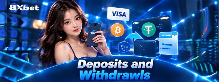 8XBET deposits and withdrawals