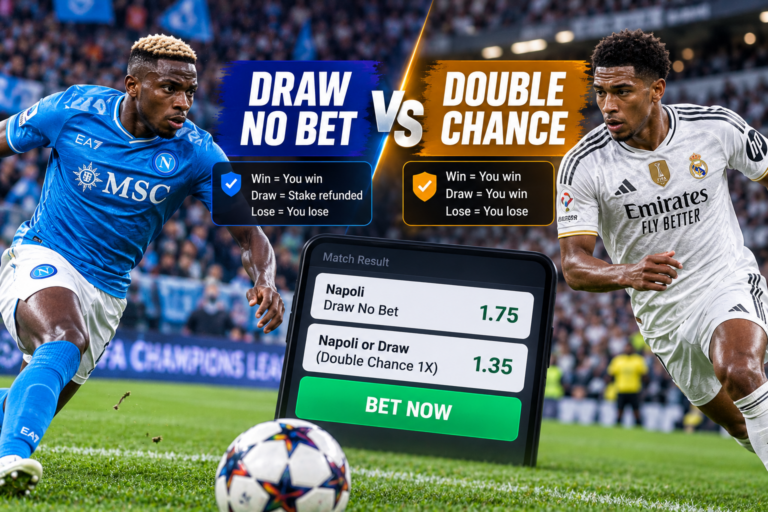 Draw No Bet vs Double Chance: Which Market Pays More, What Happens on a Draw, and How to Calculate Your Return
